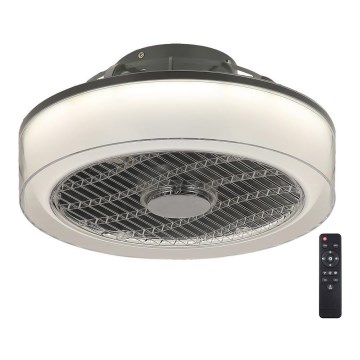 Rabalux - LED Aptumšojama griestu lampa ar ventilatoru LED/30W/230V 3000-6000K + tālvadības pults