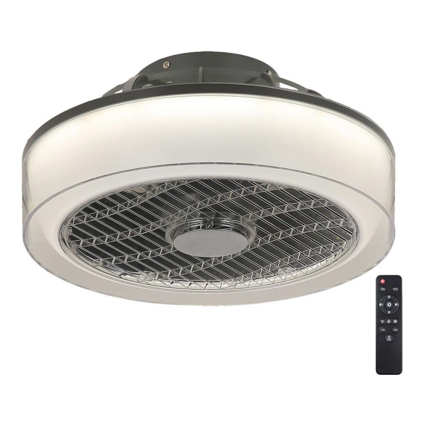 Rabalux - LED Aptumšojama griestu lampa ar ventilatoru LED/30W/230V 3000-6000K + tālvadības pults
