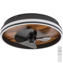 Rabalux - LED Aptumšojama griestu lampa ar ventilatoru LED/30W/230V 3000-6500K + tālvadības pults