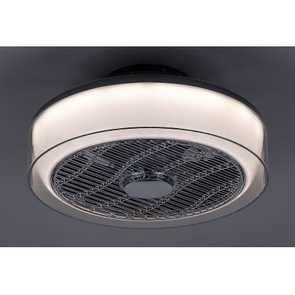 Rabalux - LED Aptumšojama griestu lampa ar ventilatoru LED/30W/230V 3000-6000K + tālvadības pults
