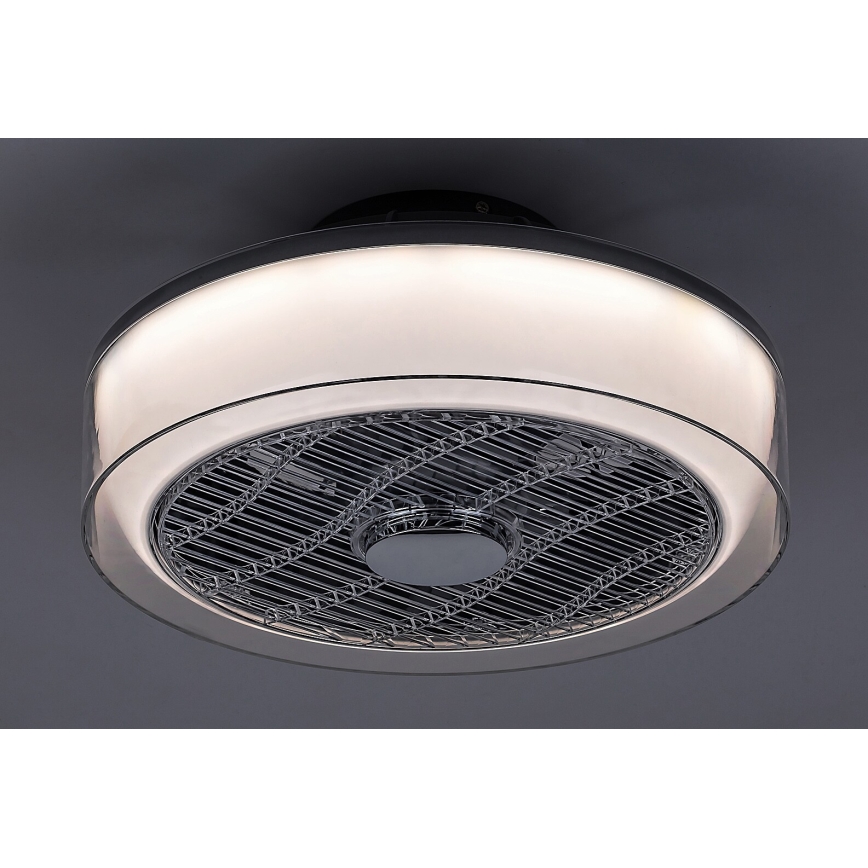 Rabalux - LED Aptumšojama griestu lampa ar ventilatoru LED/30W/230V 3000-6000K + tālvadības pults
