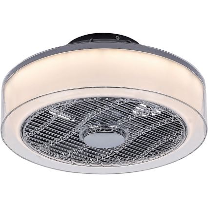 Rabalux - LED Aptumšojama griestu lampa ar ventilatoru LED/30W/230V 3000-6000K + tālvadības pults