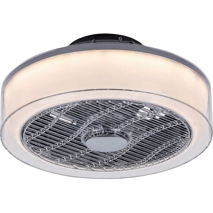 Rabalux - LED Aptumšojama griestu lampa ar ventilatoru LED/30W/230V 3000-6000K + tālvadības pults