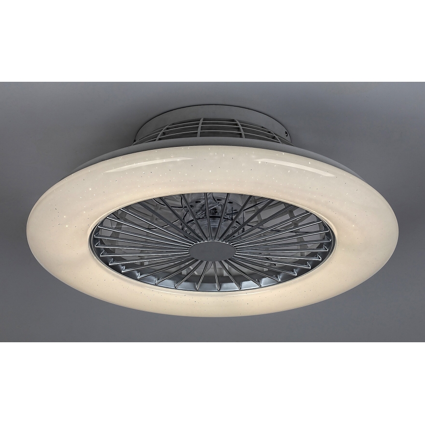 Rabalux - LED Aptumšojama griestu lampa ar ventilatoru  LED/30W/230V 3000-6500K + tālvadības pults