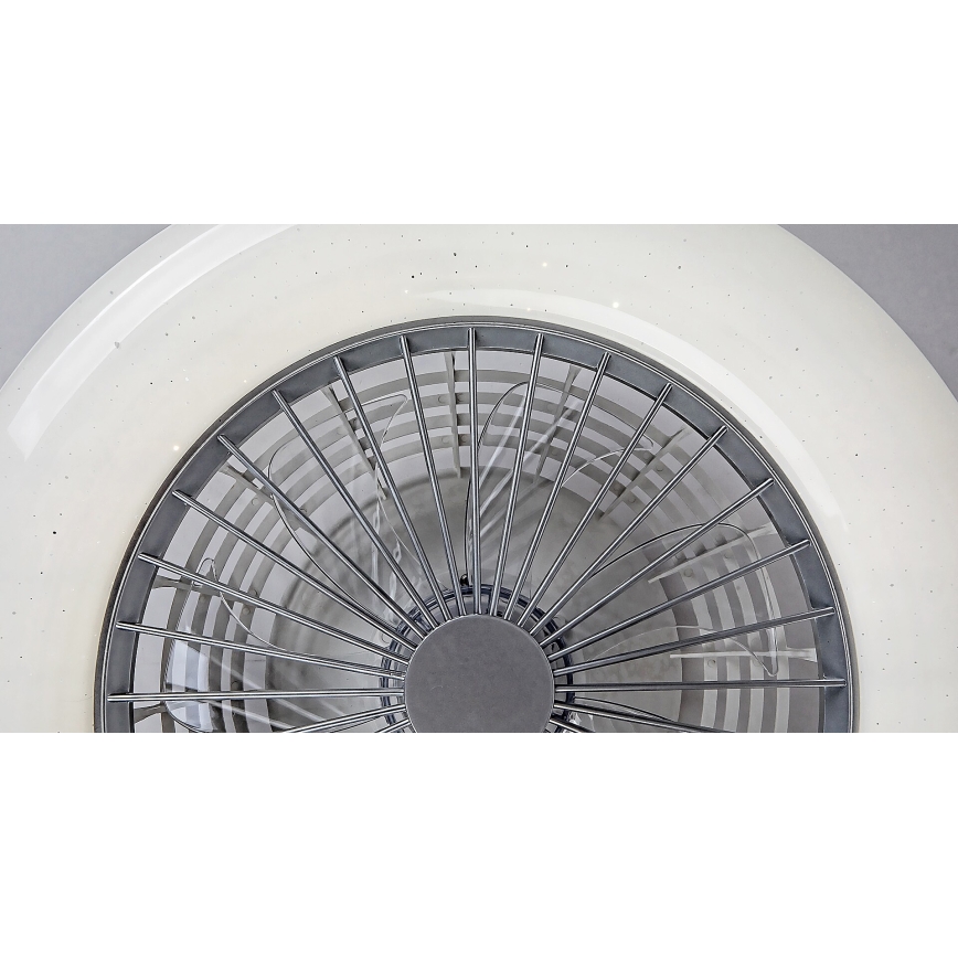 Rabalux - LED Aptumšojama griestu lampa ar ventilatoru  LED/30W/230V 3000-6500K + tālvadības pults