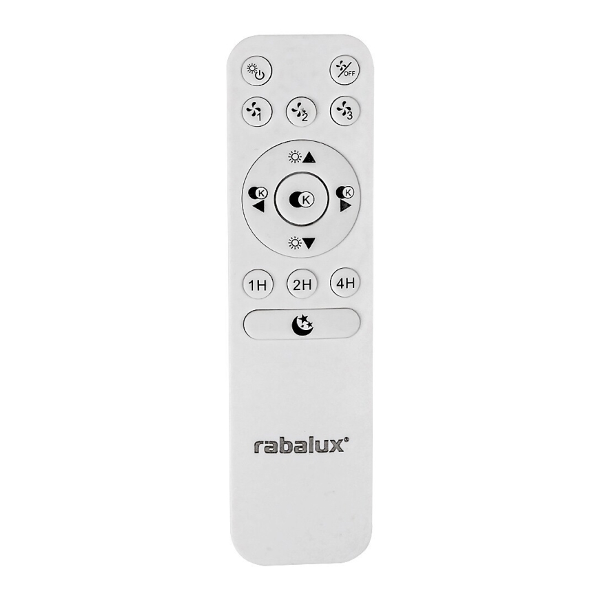 Rabalux - LED Aptumšojama griestu lampa ar ventilatoru  LED/30W/230V 3000-6500K + tālvadības pults