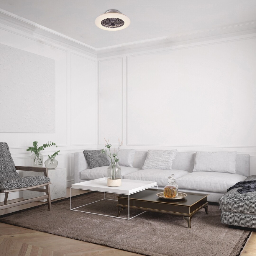 Rabalux - LED Aptumšojama griestu lampa ar ventilatoru  LED/30W/230V 3000-6500K + tālvadības pults