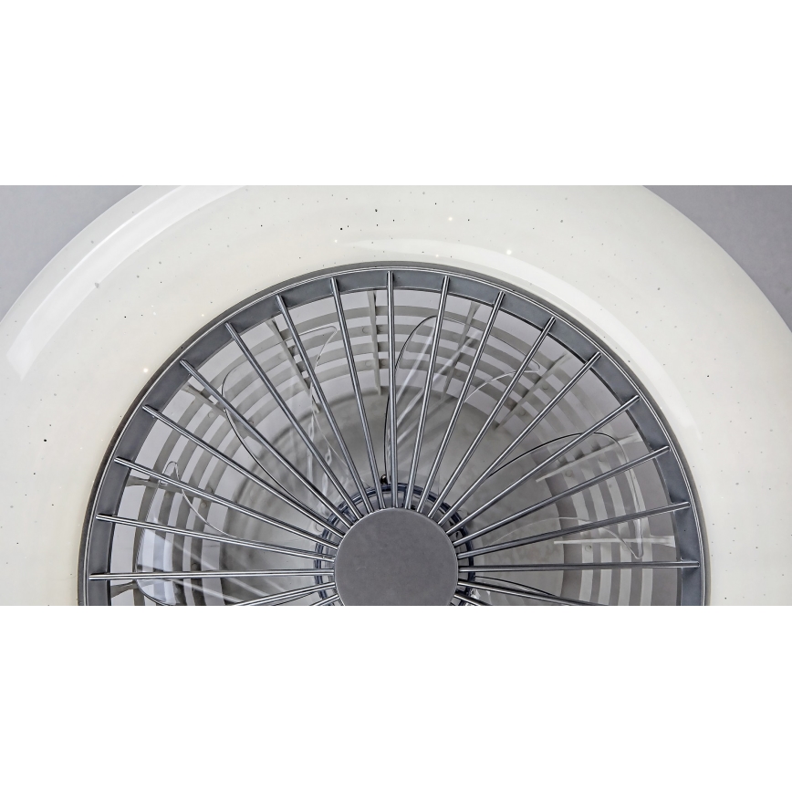 Rabalux - LED Aptumšojama griestu lampa ar ventilatoru  LED/30W/230V 3000-6500K + tālvadības pults