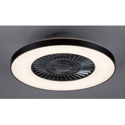 Rabalux - LED Aptumšojama griestu lampa ar ventilatoru LED/40W/230V 3000-6500K + tālvadības pults