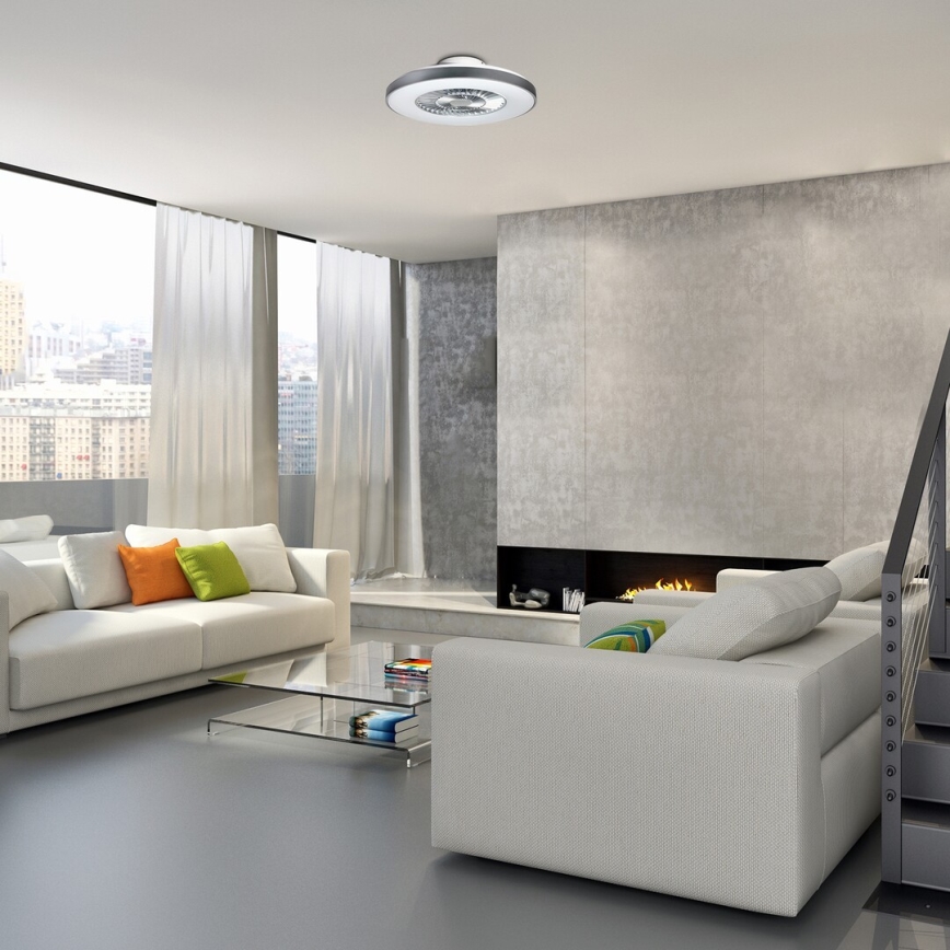 Rabalux - LED Aptumšojama griestu lampa ar ventilatoru LED/40W/230V 3000-6500K + tālvadības pults