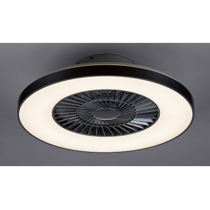Rabalux - LED Aptumšojama griestu lampa ar ventilatoru LED/40W/230V 3000-6500K + tālvadības pults