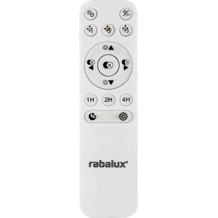 Rabalux - LED Aptumšojama griestu lampa ar ventilatoru LED/40W/230V 3000-6500K + tālvadības pults
