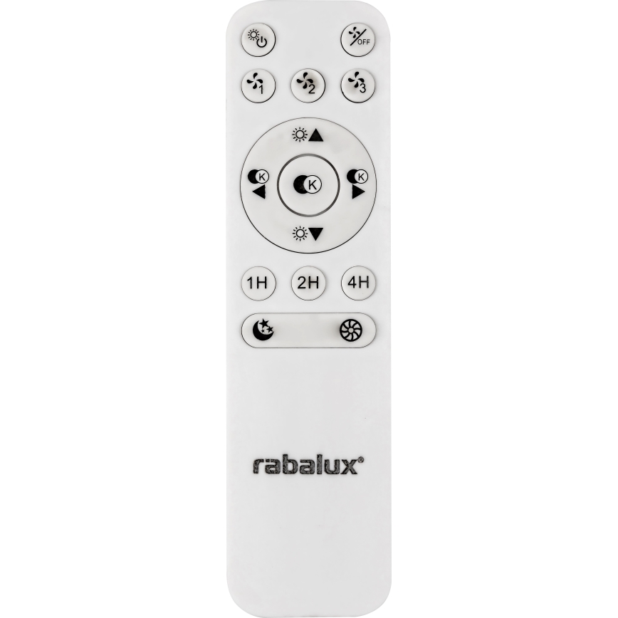 Rabalux - LED Aptumšojama griestu lampa ar ventilatoru LED/40W/230V 3000-6500K + tālvadības pults