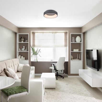 Rabalux - LED Aptumšojama griestu lampa LED/24W/230V apaļa 3000-6000K + tālvadības pults