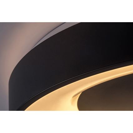 Rabalux - LED Aptumšojama griestu lampa LED/38W/230V black 3000-6500K + tālvadības pults