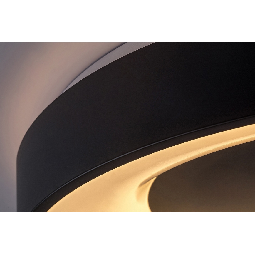 Rabalux - LED Aptumšojama griestu lampa LED/38W/230V black 3000-6500K + tālvadības pults