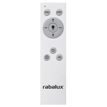 Rabalux - LED Aptumšojama griestu lampa LED/38W/230V black 3000-6500K + tālvadības pults