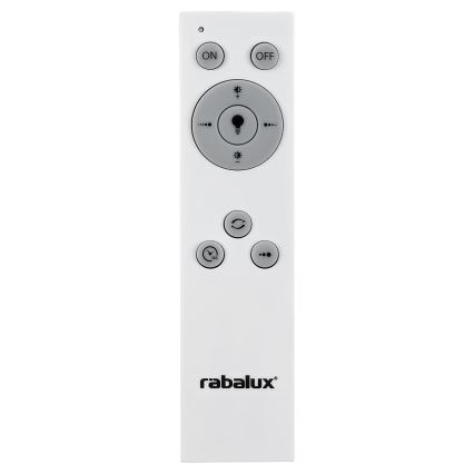 Rabalux - LED Aptumšojama griestu lampa LED/38W/230V melna 3000-6500K + tālvadības pults d. 48 cm