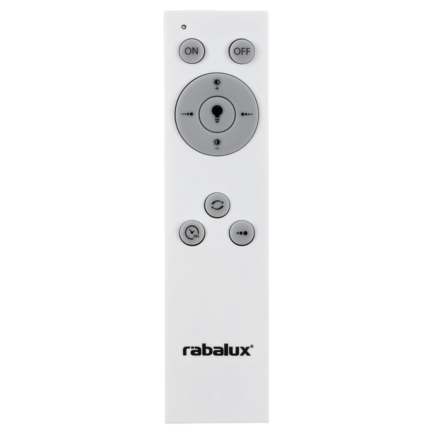 Rabalux - LED Aptumšojama griestu lampa LED/38W/230V melna 3000-6500K + tālvadības pults d. 48 cm