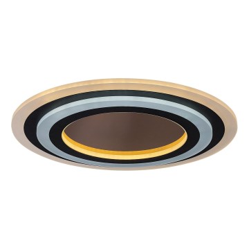 Rabalux - LED Aptumšojama griestu lampa LED/56W/230V 3000/4000/6000K matēts hroms/melna + tālvadības pults