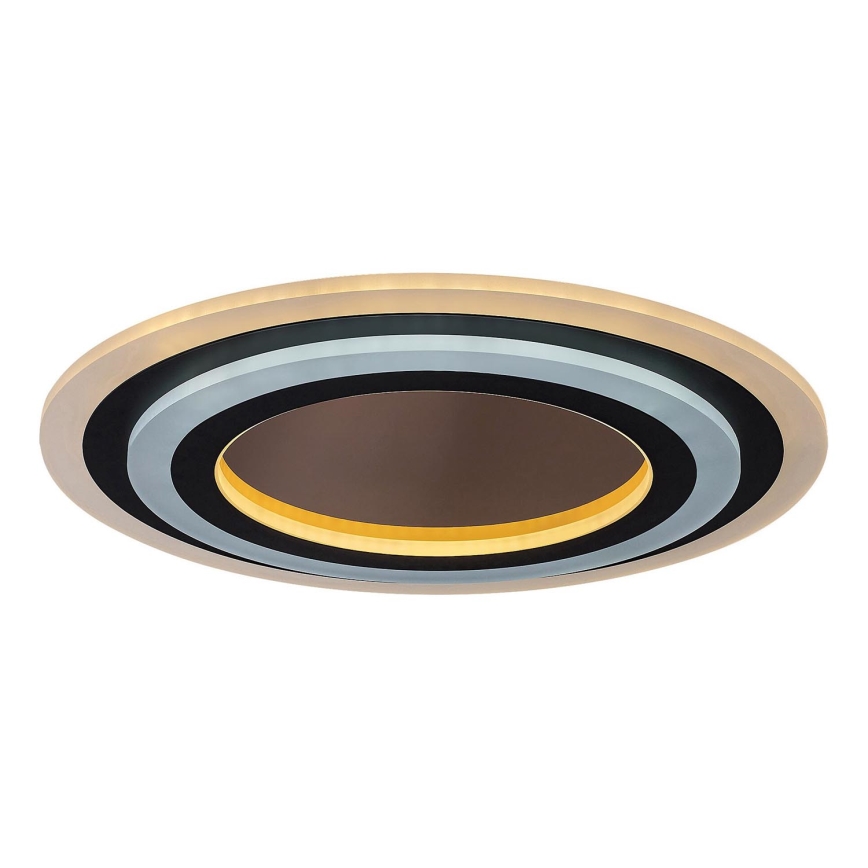 Rabalux - LED Aptumšojama griestu lampa LED/56W/230V 3000/4000/6000K matēts hroms/melna + tālvadības pults