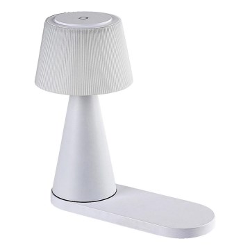 Rabalux - LED Aptumšojama, lādējama galda lampa ar bezvadu lādētāju LED/5W/5V 3000/4000/5000K