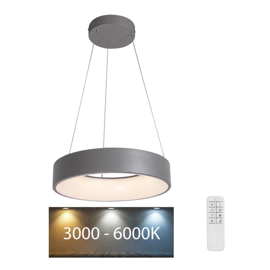 Rabalux - LED Aptumšojama lustra ar auklu LED/24W/230V apaļa 3000-6000K + TP