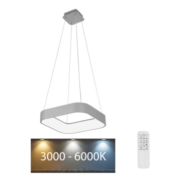 Rabalux -  LED Aptumšojama lustra ar auklu LED/28W/230V kvadrāts 3000-6000K + TP