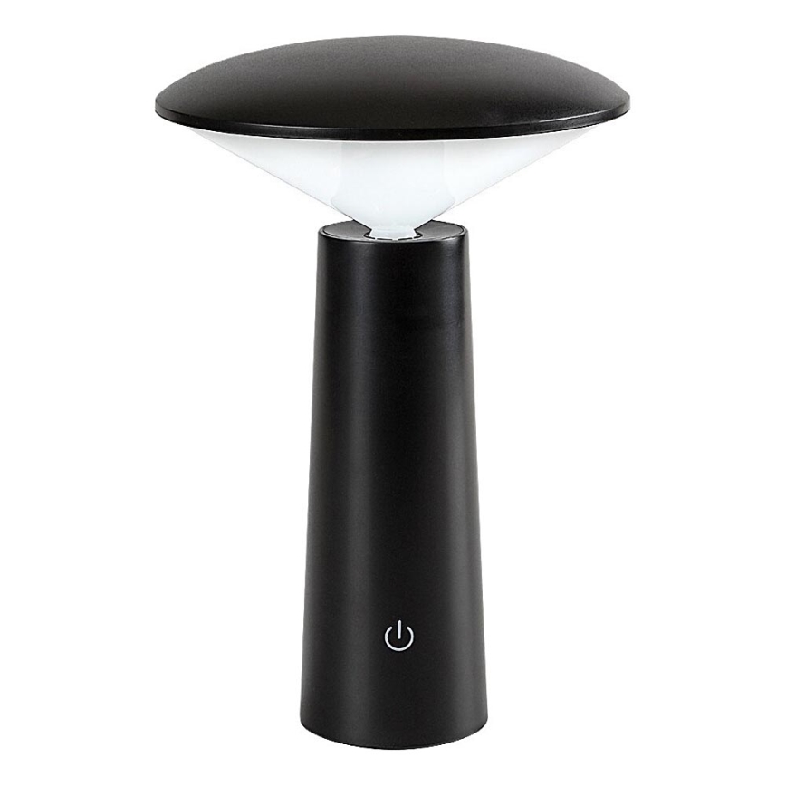 Rabalux - LED Aptumšojama uzlādējama skārienvadāma galda lampa POLPERRO LED/3W/3,7V 1200mAh melna