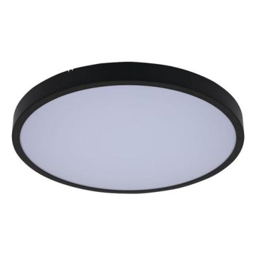 Rabalux - LED Aptumšojama vannas istabas griestu lampa LED/24W/230V 3000-6000K IP44 d. 35,5 cm melna + tālvadības pults