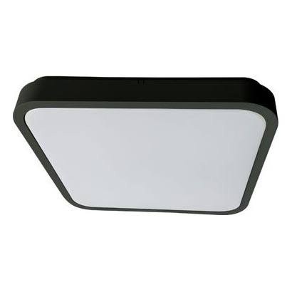 Rabalux - LED Aptumšojama vannas istabas griestu lampa LED/36W/230V 3000-6000K IP44 42x42 cm melna + tālvadības pults