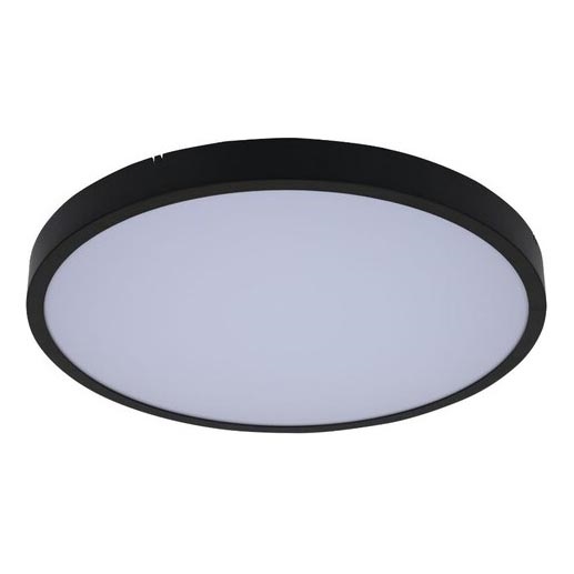 Rabalux - LED Aptumšojama vannas istabas griestu lampa LED/36W/230V 3000-6000K IP44 d. 42 cm melna + tālvadības pults