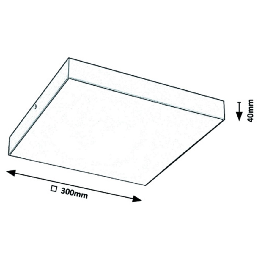 Rabalux - LED Aptumšojams griestu gaismeklis LED/24W/230V 3000-6000K IP44 balts