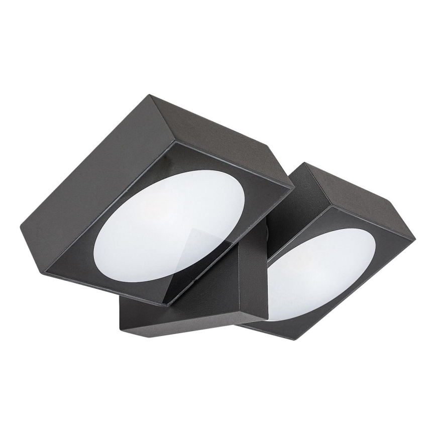 Rabalux - LED Āra elastīga sienas lampa 2xLED/7W/230V IP54 antracīta