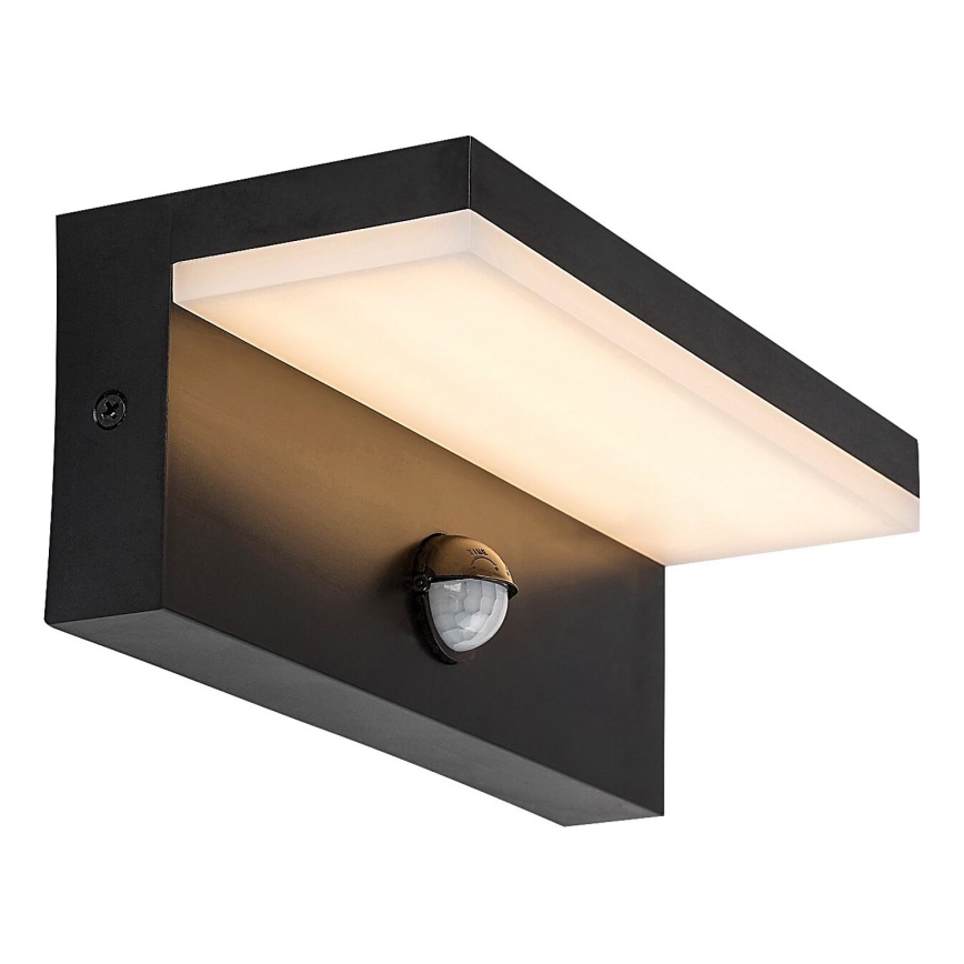 Rabalux - LED Āra sienas lampa ar sensoru LED/9W/230V 2700/4000/6500K IP54 melna