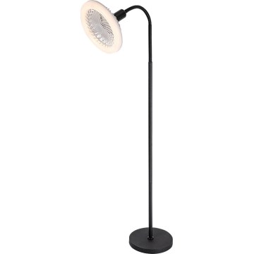 Rabalux - LED grīdas lampa ar regulējamu spilgtumu un ventilatoru 1xE27/16W/230V 3000-6500K