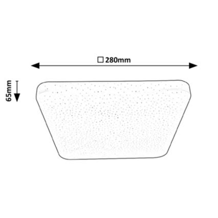 Rabalux - LED Griestu gaismeklis LED/12W/230V