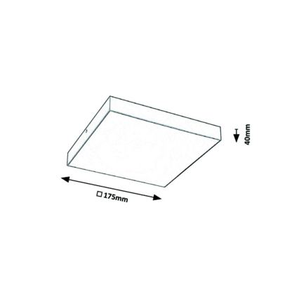Rabalux - LED Griestu gaismeklis LED/18W/230V 3000-6000K IP44 balts