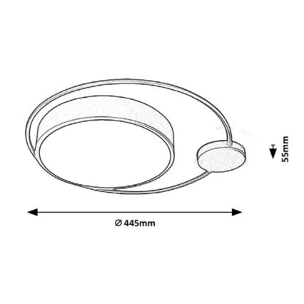 Rabalux - LED Griestu gaismeklis LED/28W/230V