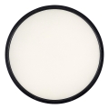 Rabalux - LED Griestu lampa LED/24W/230V 4000K d. 30 cm melna