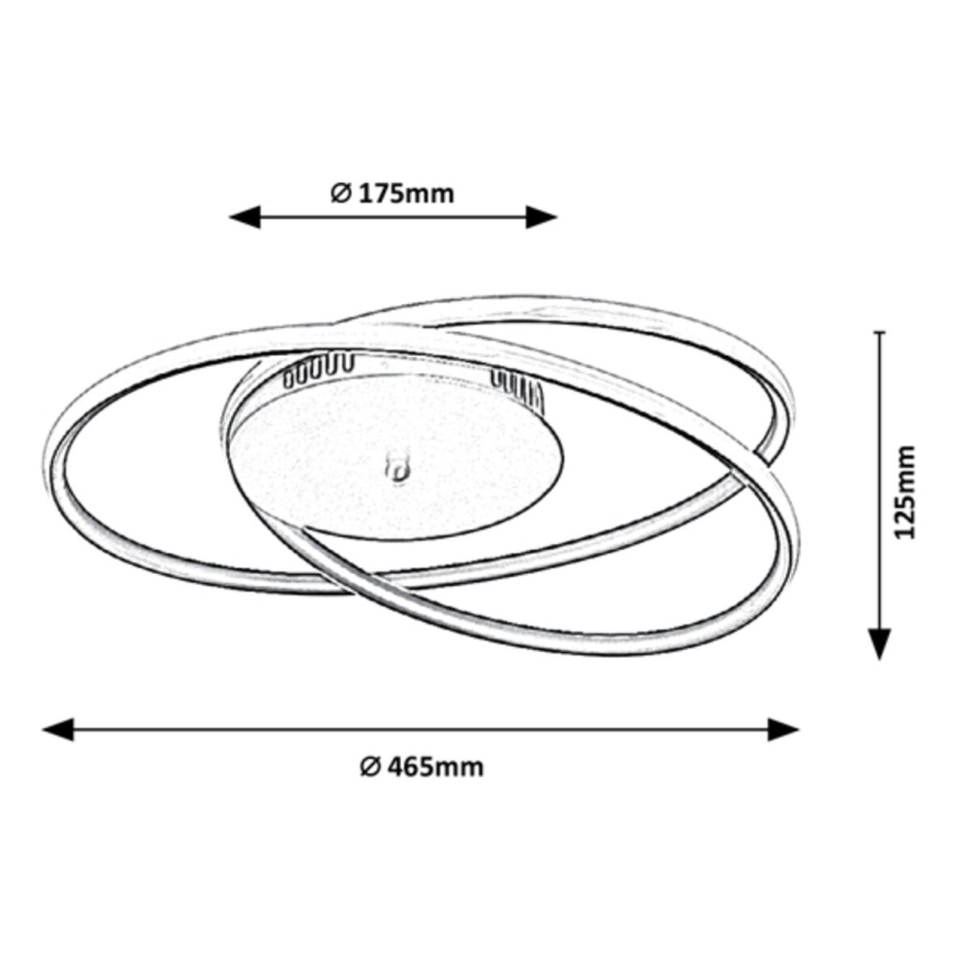 Rabalux - LED griestu gaismeklis LED/40W/230V Ø 46,5 cm