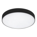 Rabalux - LED griestu lampa vannas istabai LED/24W/230V 2800K/4000K/6000K IP44 melna Ø 30 cm