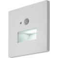 Rabalux - LED kāpņu gaismeklis ar kustības un krēslas sensoru LED/1W/230V 3000/4500/6500K balts