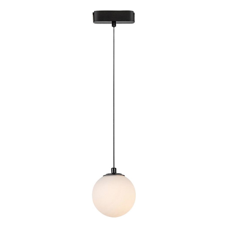 Rabalux - LED Lustra ar auklu 1 fāzes sliežu sistēmai LED/5W/230V 3000K melna