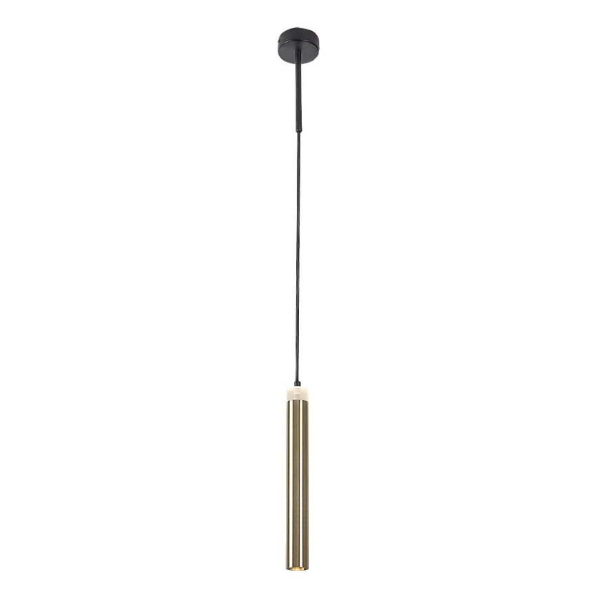 Rabalux - LED Lustra ar auklu LED/10W/230V 4000K melna/zelta