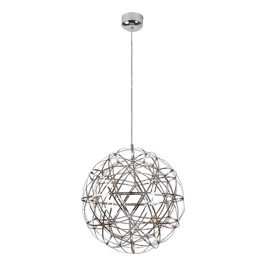 Rabalux - LED Lustra ar auklu LED/16W/230V 3000K spīdīgi hromēts