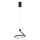 Rabalux - LED Lustra ar auklu LED/20W/230V melna