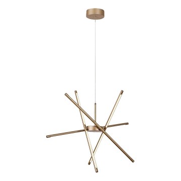 Rabalux - LED Lustra ar auklu LED/40W/230V 3000K zelta