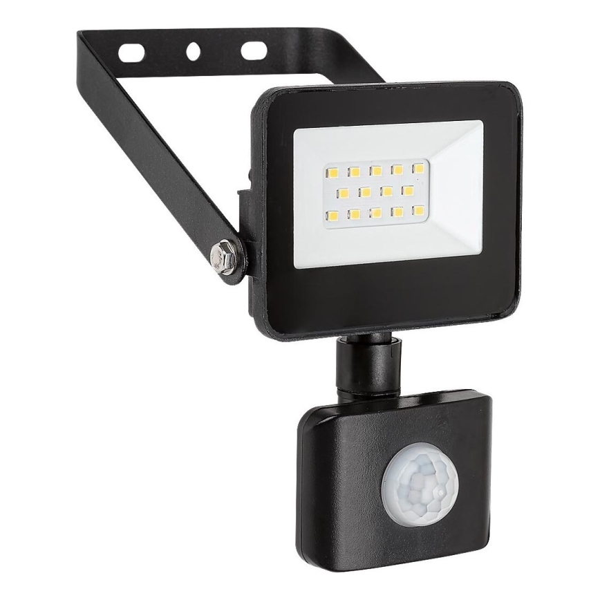 Rabalux - LED Prožektors ar sensoru LED/10W/230V 4000K IP44 melna