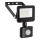 Rabalux - LED Prožektors ar sensoru LED/10W/230V 4000K IP44 melna